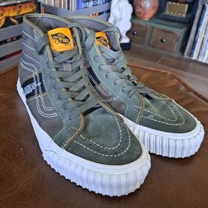 Vans Sk8-Hi World Code Gym Issue Olive High Top Sneakers